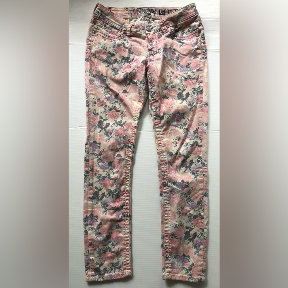 Miss Me Cottagecore Rose Floral Jeans Sz 30 CP4019CK3